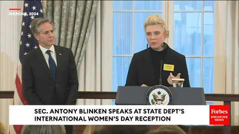 Secretary Of State Antony Blinken Speaks At State Departments International Womens Day Reception