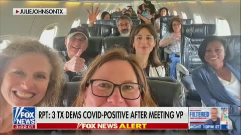 Texas Democrats from Maskless Flight Test Positive for Covid
