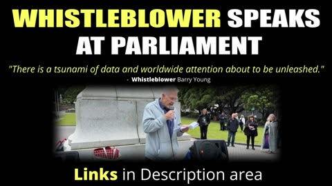 WHISTLEBLOWER speaks out at NZ Parliament