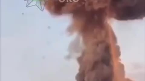 Russian strike on a depot of American Cluster Munition in Zhytomyr, Ukraine