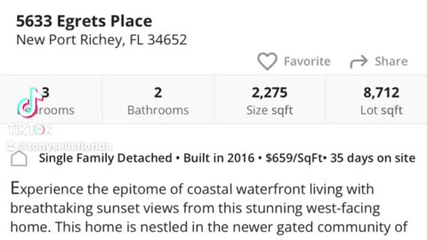 Coastal Waterfront Luxury Home with Breathtaking Views | New Port Richey, FL | $1,500,000