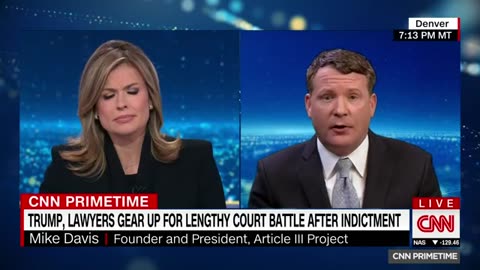 Mike Davis to CNN: "You Have a Judge on This Case Who Donated to Trump's Political Opponent"