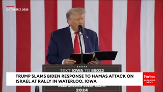 BREAKING NEWS:Trump reacts to Biden's Just -Delivered statement about Hasma Attack On Israel
