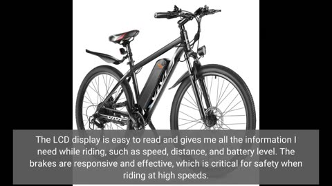 Buyer Feedback: Vivi Electric Bike for Adults Foldable 500W Electric Mountain Bike 26'' Ebike 2...