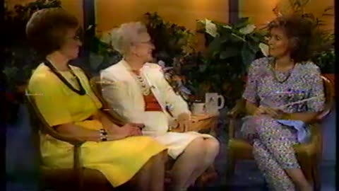 Nikki Harle with Lucile Bryan and Jeffie Roberts - July 18, 1991 - KRBC