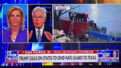 Texas Lt. Gov. Dan Patrick WARNS Biden what will happen if they try to stop them