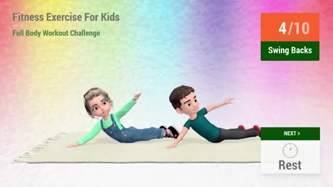 Full Body Exercise for Kids Fitness - 30 MIN WORKOUT 30 MIN WORKOUT CHALLENGE | Amits