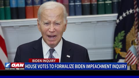 House Votes To Formalize Biden Impeachment Inquiry
