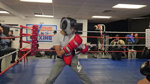 Joey sparring Jacob 1. 2/29/24