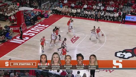 The Oranges fight under the basket! | Syracuse WBB