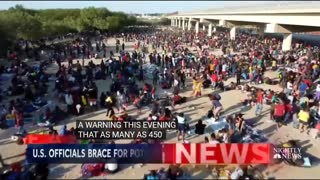 As Many As 400k Migrants Heading To Border NBC Nightly News #Shorts