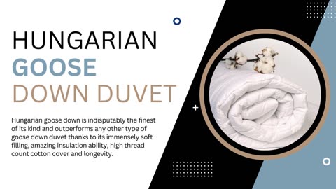 Hungarian Goose Down Duvet in Diamond Bedding