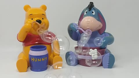 Winnie the Pooh & Eeyore Bubble Blowers ~ Vintage Disney