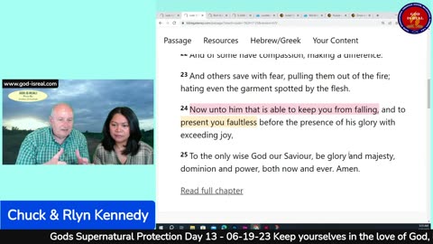 June 19, 2023 God's Supernatural Protection Day13 - Pastor Chuck Kennedy