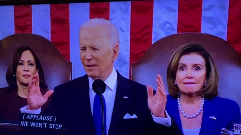 Joe Biden"You can't build a wall high enough to keep out Vaccines" SOTU address