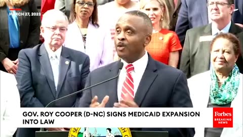 JUST IN- North Carolina Gov. Roy Cooper Signs Medicaid Expansion Into Law