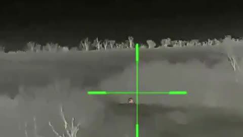Ukrainian sniper trades fire with RU soldier wielding a RPG