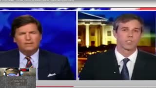 Tucker Carlson asking Beto O'Rourke questions