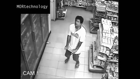 Man Possesed By Demon Caught on CCTV