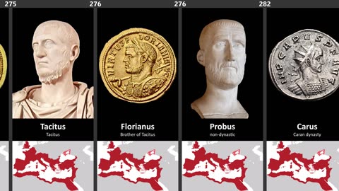 Timeline Of the roman & Byzantine Emperors