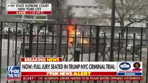 🚨 Someone Just Set Themself On Fire Live During Trump Trial