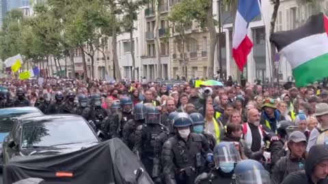 PHÁP LẠI XUỐNG ĐƯỜNG RẦM RỘ CHỐNG LẠI HỘ CHIẾU COVID 🇺🇸FRENCH OUT IN FORCE AGAIN TODAY AGAINST MACRON'S COVID PASSPORTS