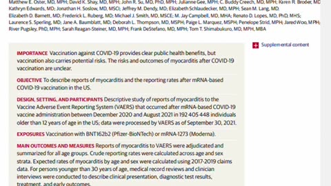 Covid-19 Vaccine Adverse Events Part 2