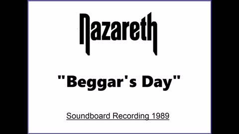 Nazareth - Beggars Day (Live in Illertissen, Germany 1989) Soundboard