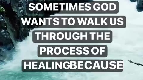 The Process of Healing #christianmotivation