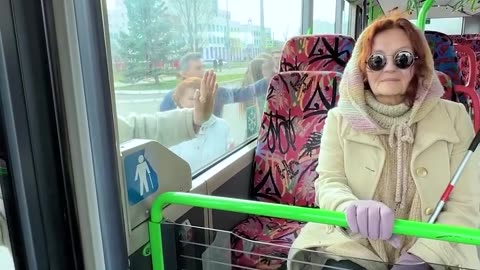 This bus driver teaches passengers a lesson in compassion..