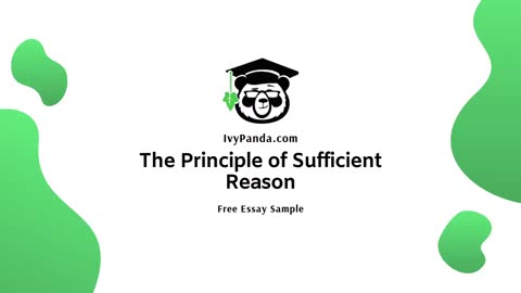 The Principle of Sufficient Reason | Free Essay Sample