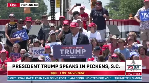 Donald Trump MAGA Rally in Pickens South Carolina