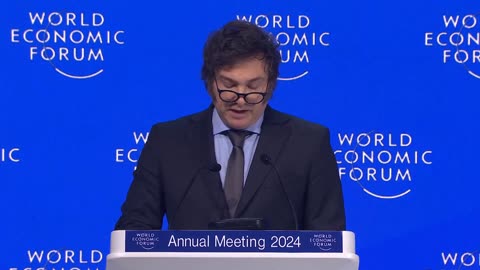 Javier Milei Systematically Dismantles Globalism & Socialism from direct inside the DAVOS DEATH STAR