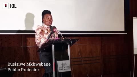 Busisiwe Mkhwebane describes her period in office as painful, stressful and difficult at times