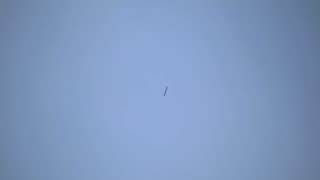 UFO ROTATING IN SKY!