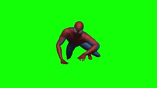 Spiderman green screen effect