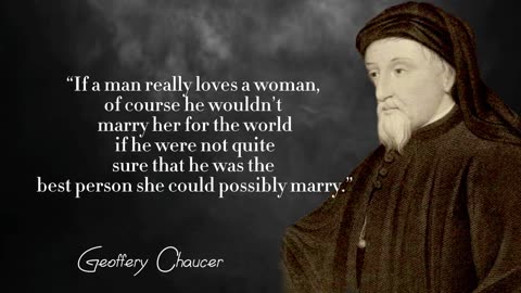 Geoffery chaucer quotes that are worth listening to |Life changing quotes