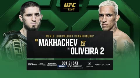 UFC 294 - BIG FIGHT- Islam Makhachev vs Alexander Volkanovski FREE FIGHT UFC 294