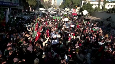 Imran Khan supporters protest 'rigged' Pakistan polls