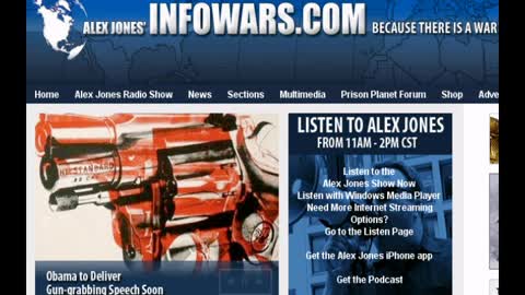 ALEX JONES SHOW FULL EPISODE JAN 28 2011 FRIDAY ARCHIVE