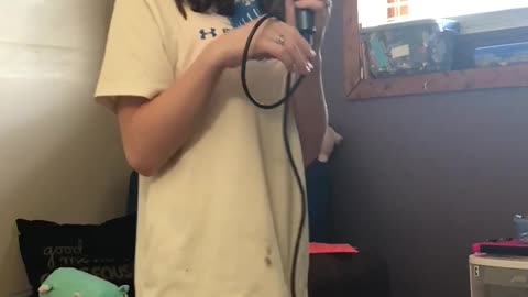 Amazing 10 Year Old Preparing for Talent Show