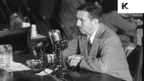 1947 Walt Disney Testifies at HUAC