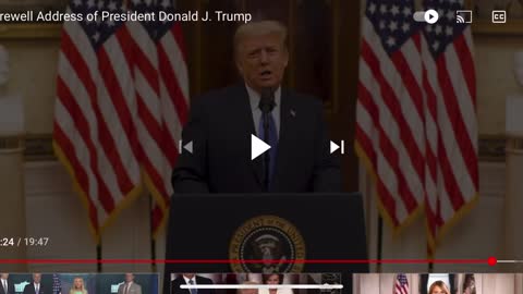 Trump Address 1/19/21