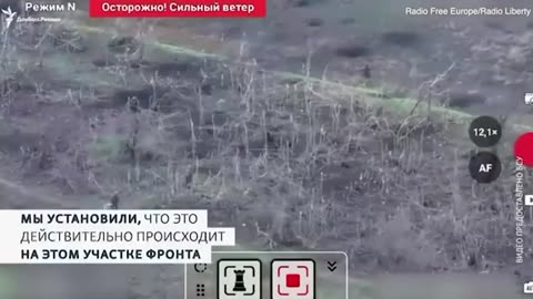 Moment Russian soldiers use Ukrainian troops as human shields