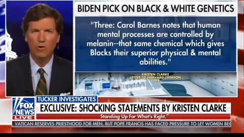 Joe Biden's pick to run the Justice Dept is a black racist who thinks blacks are superior to whites!