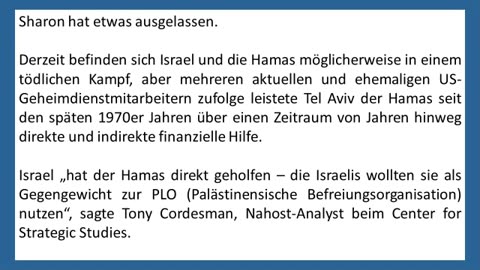 Hamas von Israelischem Geheimdienst gegründet