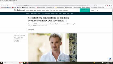 Nico Rosberg banned from F1 paddock because he is not Covid vaccinated