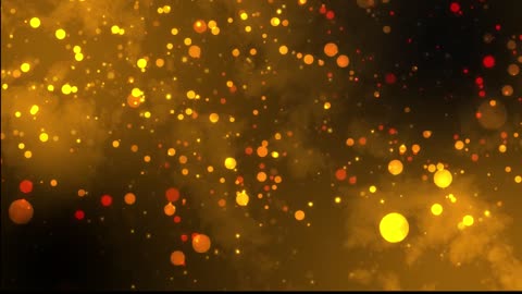 Gold particles background effect, Dark background, No Copyright Video, Free Motion Graphics, Relax.