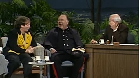 Robin Williams, Jonathan Winters on Carson 1991!