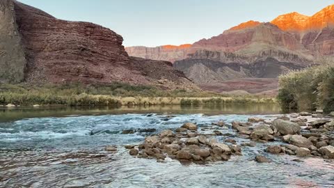 Sunset timelapse at Tanner Beach, Grand Canyon